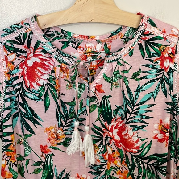 NWT Ruff Hewn Tropical Tank with Tassels. Small - Picture 2 of 7